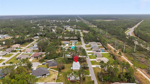 bird's eye view featuring a residential view