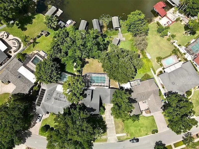 birds eye view of property featuring a residential view