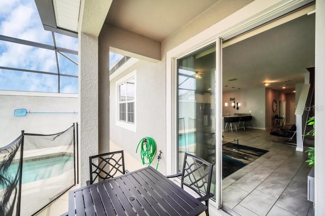 9017 Dogleg Dr, Davenport, FL 33896 - balcony featuring a patio and outdoor dining space