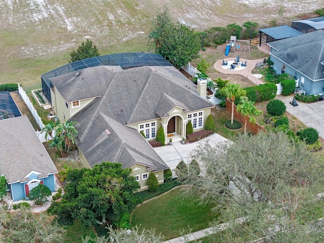 aerial view