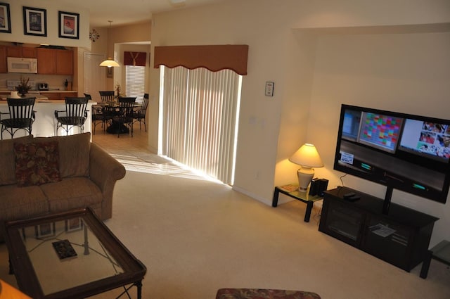 913 Henley Cir, Davenport, FL 33896 - living room featuring light carpet