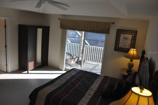 913 Henley Cir, Davenport, FL 33896 - bedroom featuring access to outside and light colored carpet