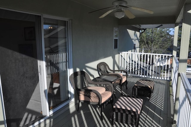 913 Henley Cir, Davenport, FL 33896 - balcony with ceiling fan