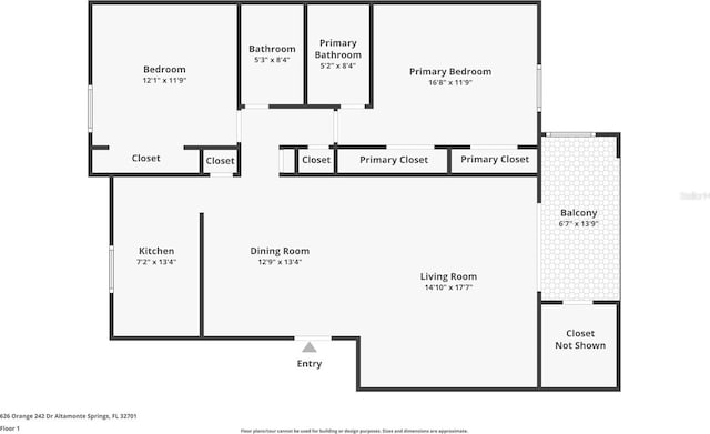 626 Orange Dr Unit 242, Altamonte Springs, FL 32701 - plan