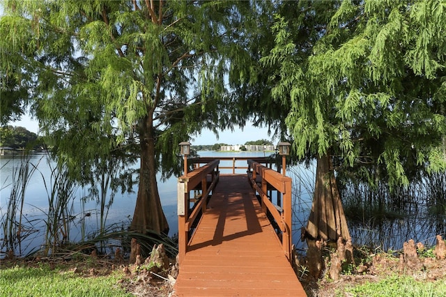 626 Orange Dr Unit 242, Altamonte Springs, FL 32701 - dock area with a water view