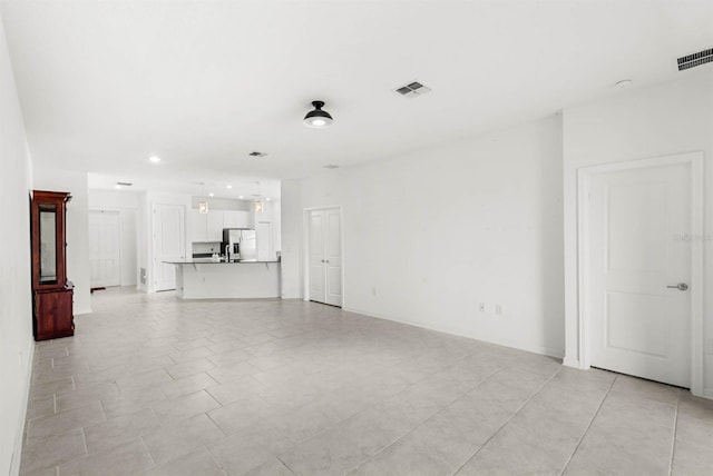 view of unfurnished living room
