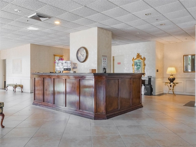 view of reception area