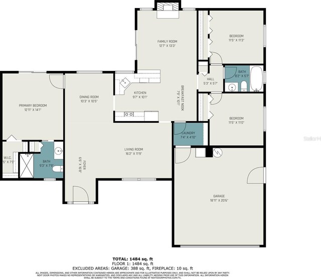 1001 Glencove Ave NW, Palm Bay, FL 32907 - plan