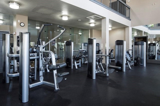 view of exercise room