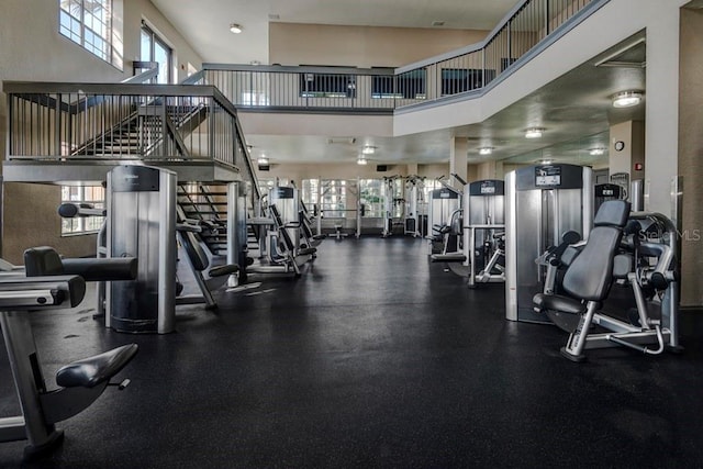 view of exercise room