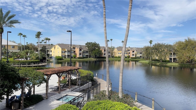 5016 Park Central Dr Unit 2231, Orlando, FL 32839 - view of water feature with a residential view