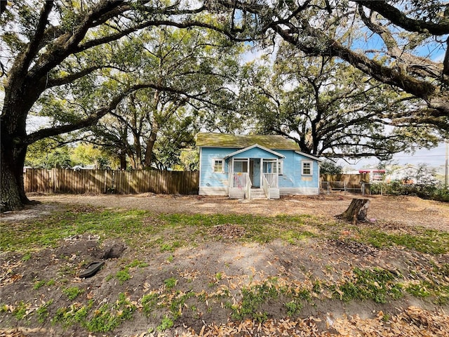 view of front of home