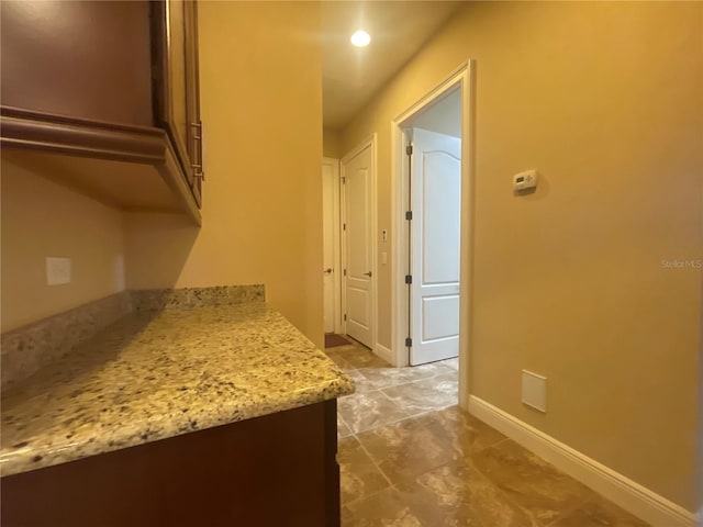 kitchen with baseboards