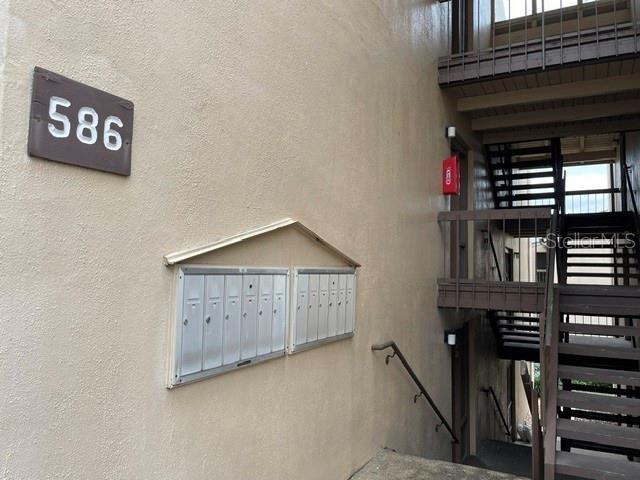 exterior space featuring mail boxes