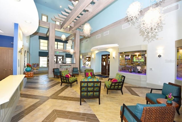 common area featuring visible vents
