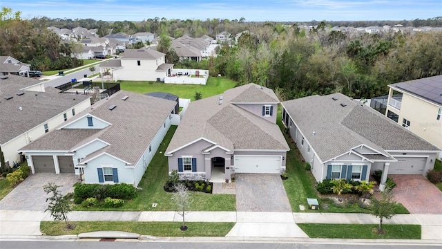 bird's eye view featuring a residential view