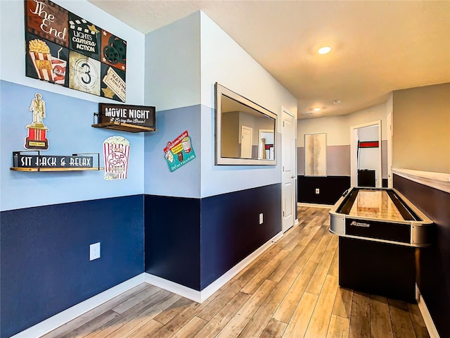 kitchen featuring wood-type flooring