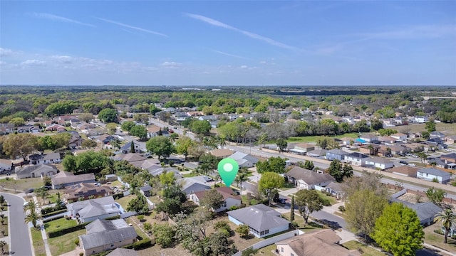 aerial view featuring a residential view