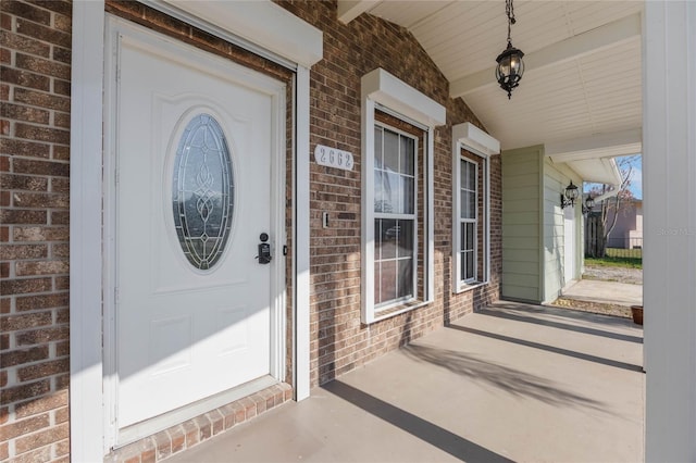 view of property entrance