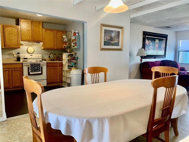 view of dining area