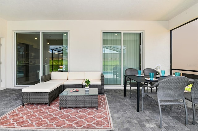 3373 Lilac Way, Davenport, FL 33897 - view of patio / terrace featuring an outdoor living space