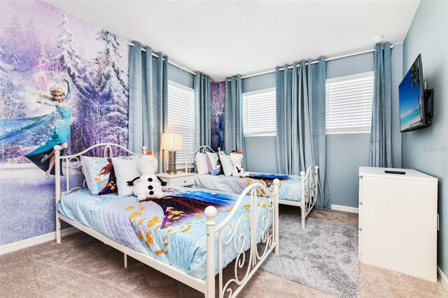 3373 Lilac Way, Davenport, FL 33897 - bedroom with light colored carpet