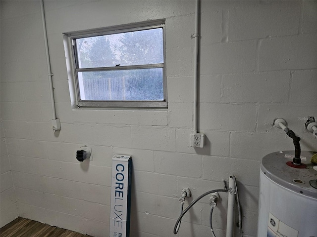 interior space with water heater