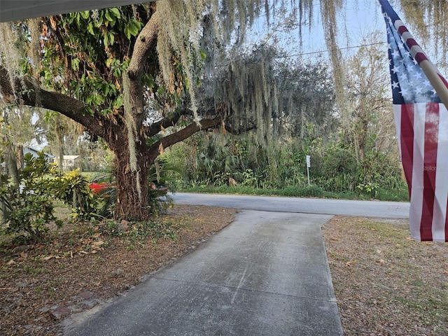 view of road