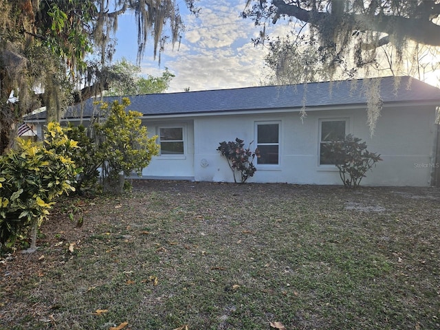 view of back of property