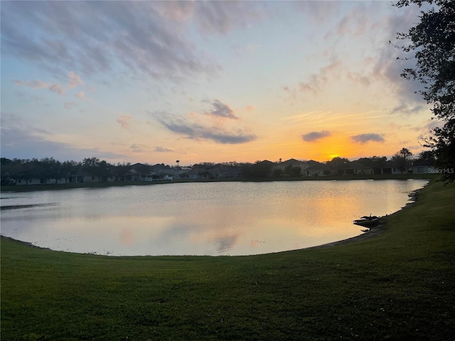 property view of water