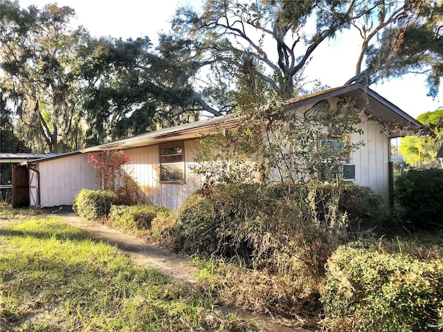 view of side of property