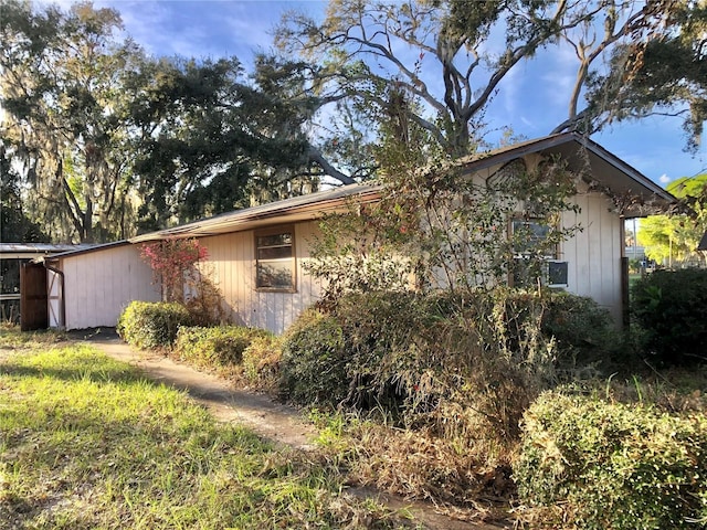 view of property exterior