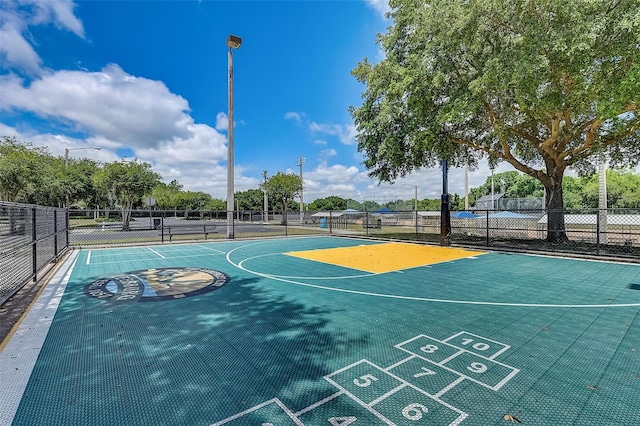 view of sport court