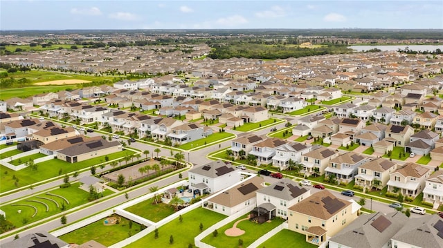 9918 Pallida Hickory Way, Winter Garden, FL 34787 - birds eye view of property with a water view and a residential view