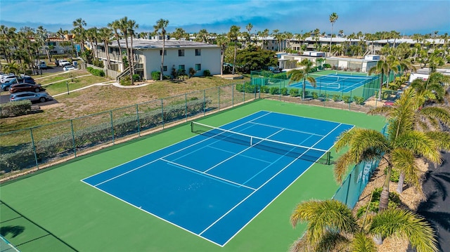 view of sport court