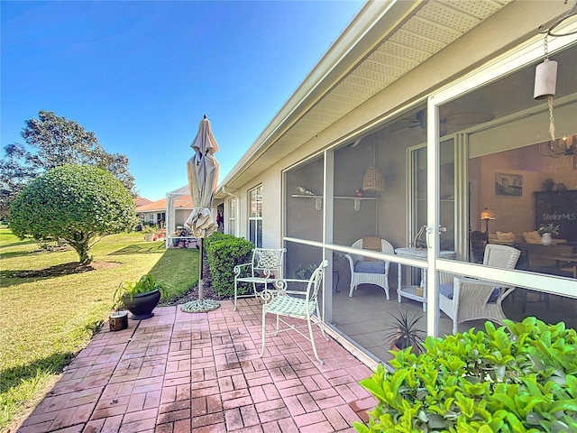 view of patio