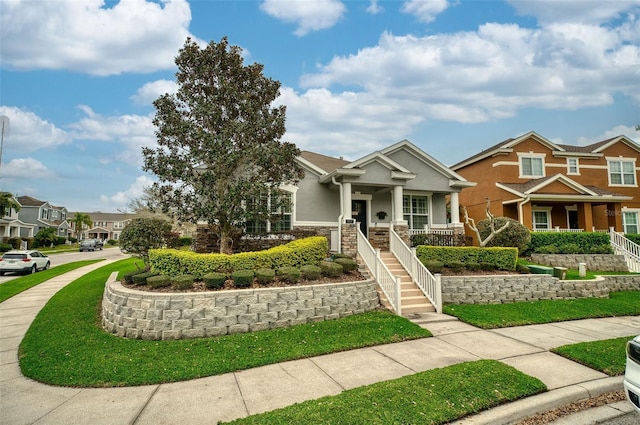 craftsman-style house featuring a porch