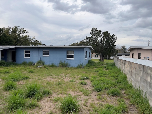 view of yard