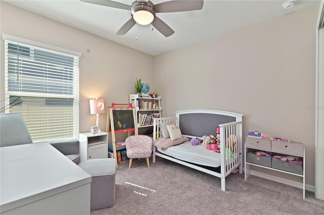 1546 Park Leah Cir, Apopka, FL 32712 - bedroom with ceiling fan and light colored carpet