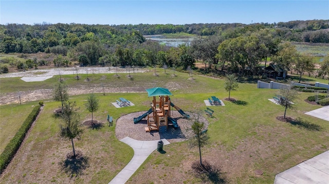 1546 Park Leah Cir, Apopka, FL 32712 - bird's eye view with a water view