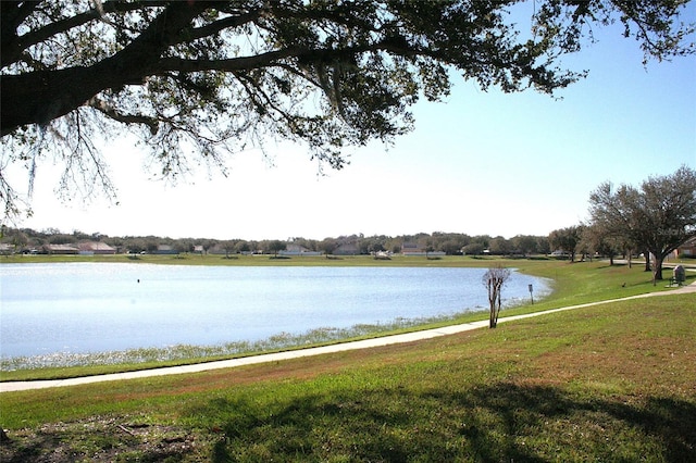 view of water feature