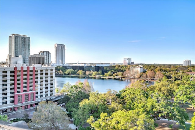 101 S Eola Dr Unit 1001, Orlando, FL 32801 - bird's eye view with a view of city and a water view