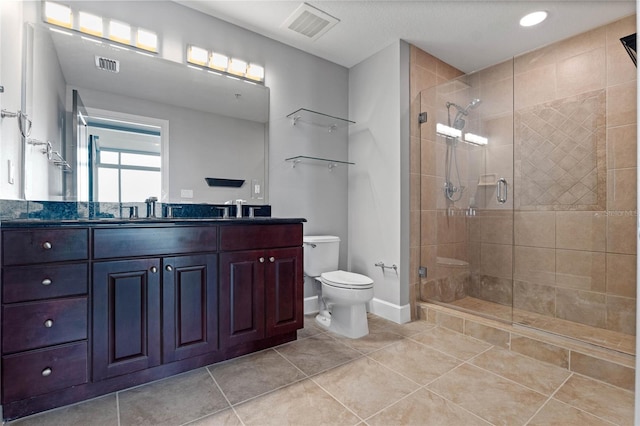 101 S Eola Dr Unit 1001, Orlando, FL 32801 - bathroom with toilet, visible vents, and a stall shower