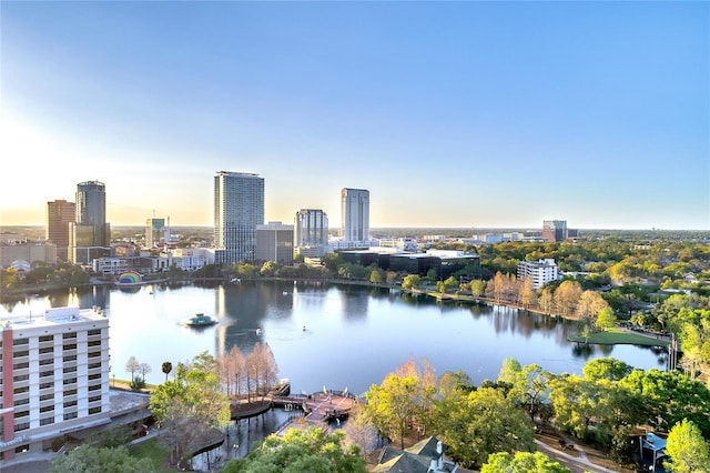 101 S Eola Dr Unit 1001, Orlando, FL 32801 - exterior space featuring a city view and a water view