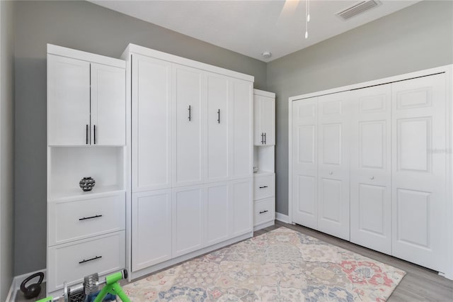 interior space featuring light hardwood / wood-style floors