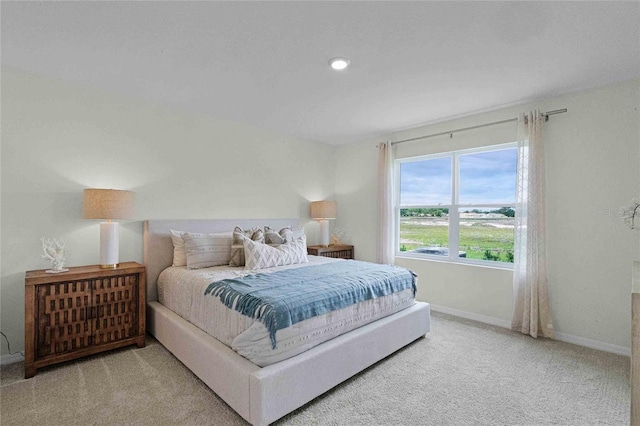 bedroom with carpet flooring