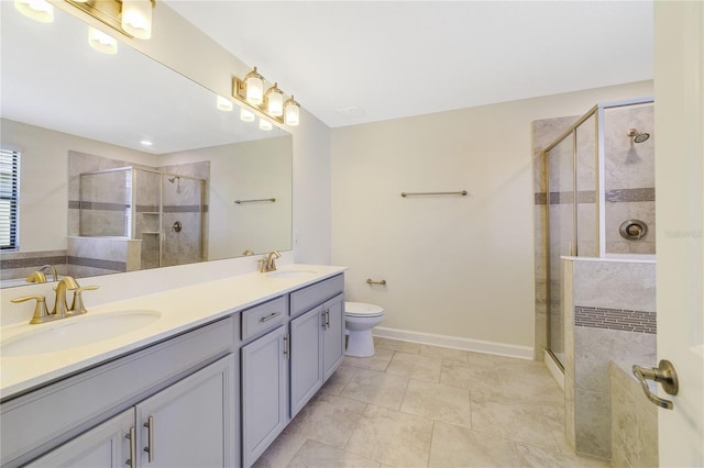 15088 Night Heron Dr, Winter Garden, FL 34787 - bathroom with double vanity and a stall shower