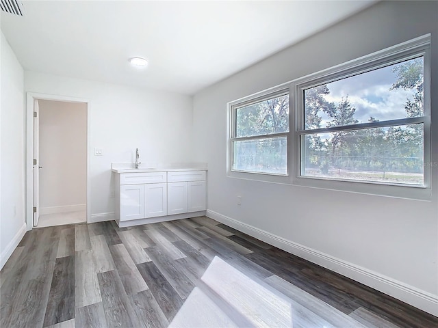 4502 Florence St, Apopka, FL 32712 - unfurnished room with hardwood / wood-style flooring and sink