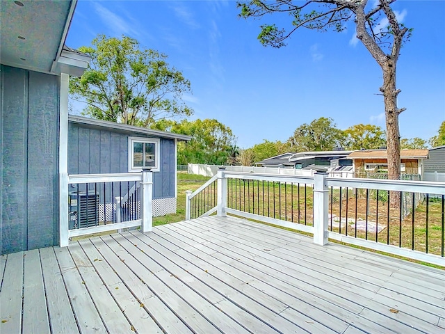 4502 Florence St, Apopka, FL 32712 - wooden terrace featuring a yard
