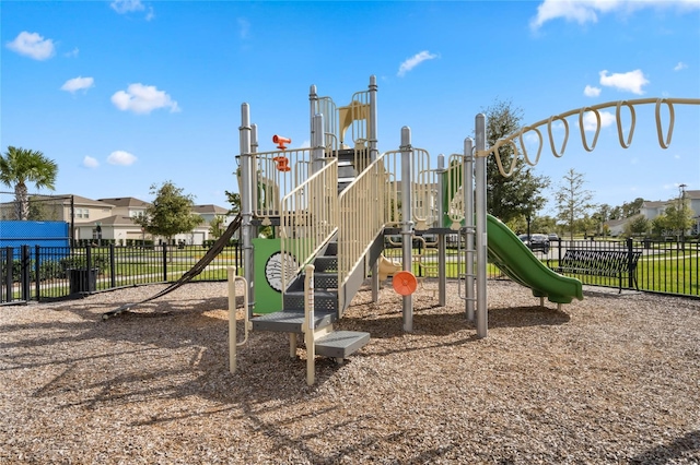 community playground featuring fence